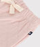 Baby-Hose aus gestepptem Doppeljersey rosa SALINE