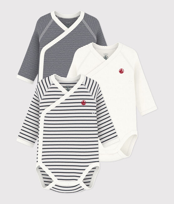 3er-Set langärmelige Baby-Bodys für Neugeborene variante 1
