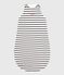 TOG 2 Babyschlafsack aus Baumwolle weiss MARSHMALLOW/blau SMOKING
