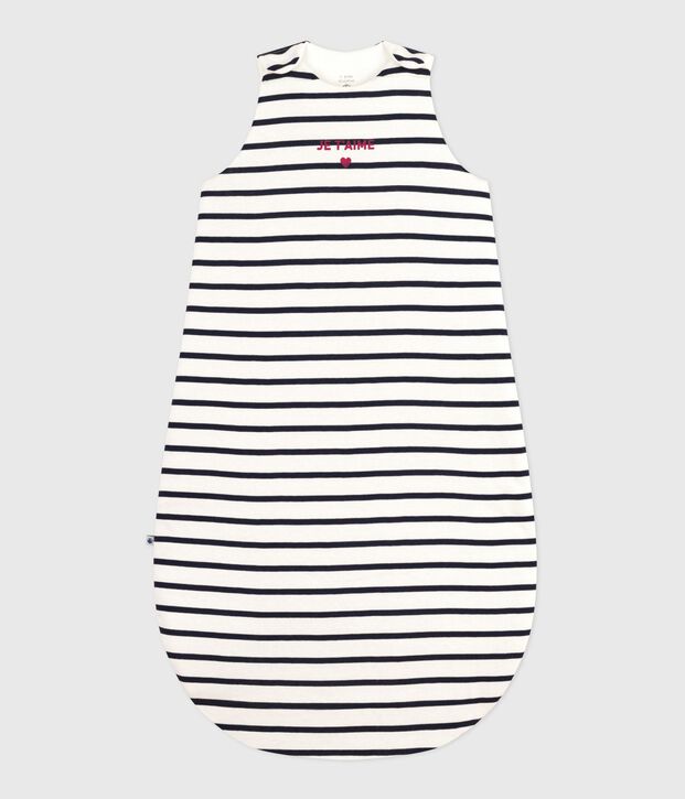 TOG 2 Babyschlafsack aus Baumwolle weiss/blau