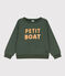 Sweatshirt mit Printmotiv aus Molton grün AVORIAZ