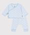 2-teiliges langbeiniges Baby-Set aus Baumwolle mit Walmotiv blau TOUDOU/ MILK