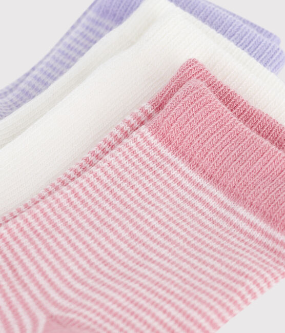 3er-Set Baby-Socken aus Baumwolle mit Ringelstreifen variante 1
