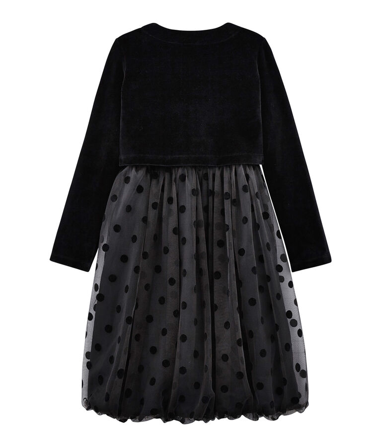 Set Kleid + Bolero f&uuml;r M&auml;dchen vielfarbig