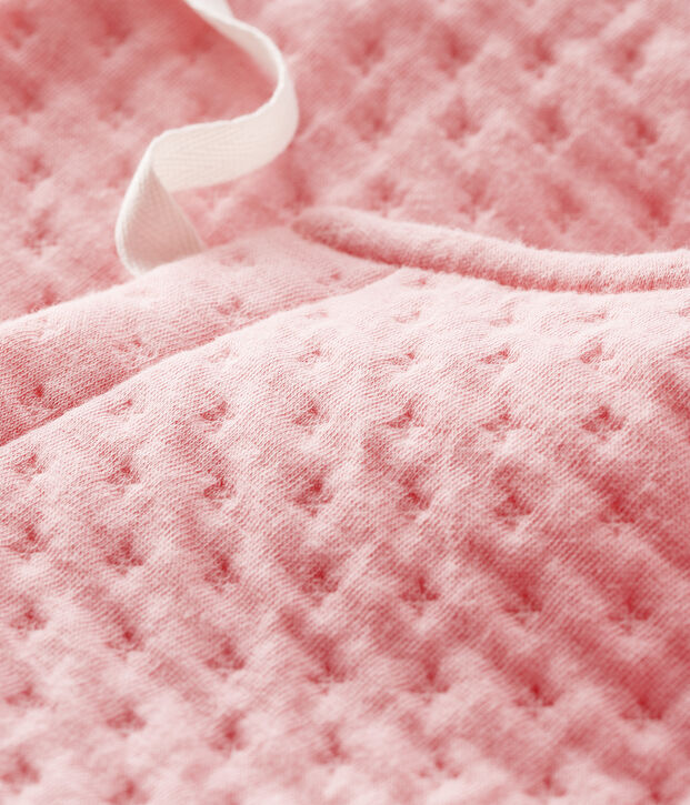 Baby-Cardigan aus Doppeljersey rosa