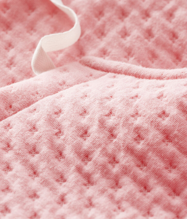 Baby-Cardigan aus Doppeljersey rosa CHARME