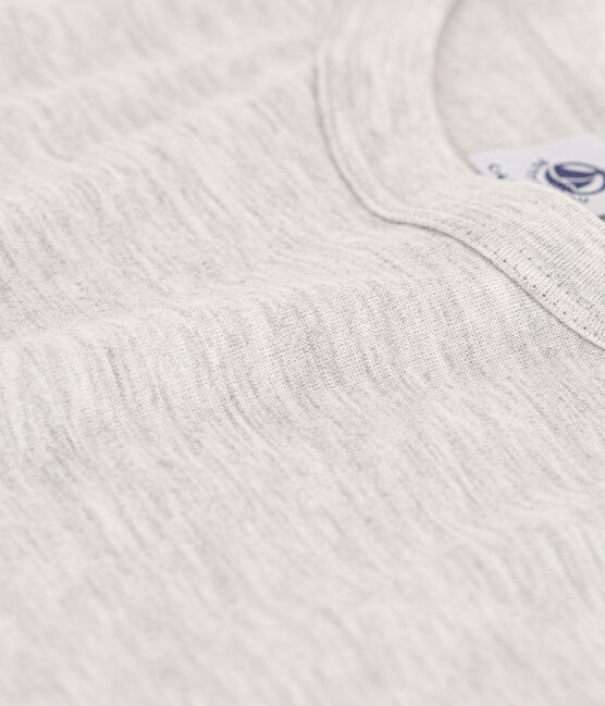Warmes Damen-T-Shirt L’ICONIQUE grau BELUGA CHINE
