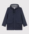 Regenjacke aus recyceltem Material und Bio-Baumwolle blau SMOKING