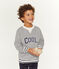Sweatshirt für Jungen grau SUBWAY CHINE