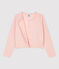 Kinder-Cardigan aus Baumwolle für Mädchen rosa MINOIS/ ARGENT