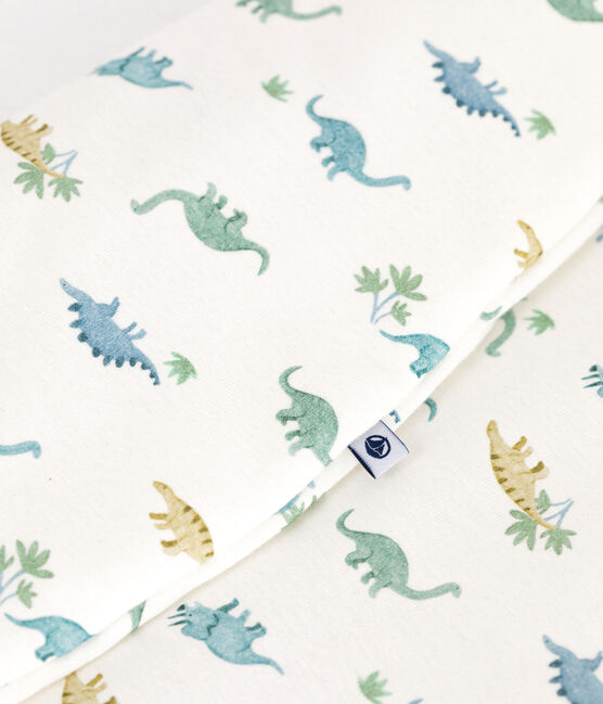 Babyschlafsack aus Baumwolle mit Dinos TOG-Wert 2  weiss MARSHMALLOW/weiss MULTICO