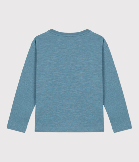 Langärmeliges Kinder-T-Shirt aus Baumwolle für Jungen blau ROVER