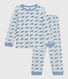Kinder-Pyjama aus Nicki mit Walmotiv