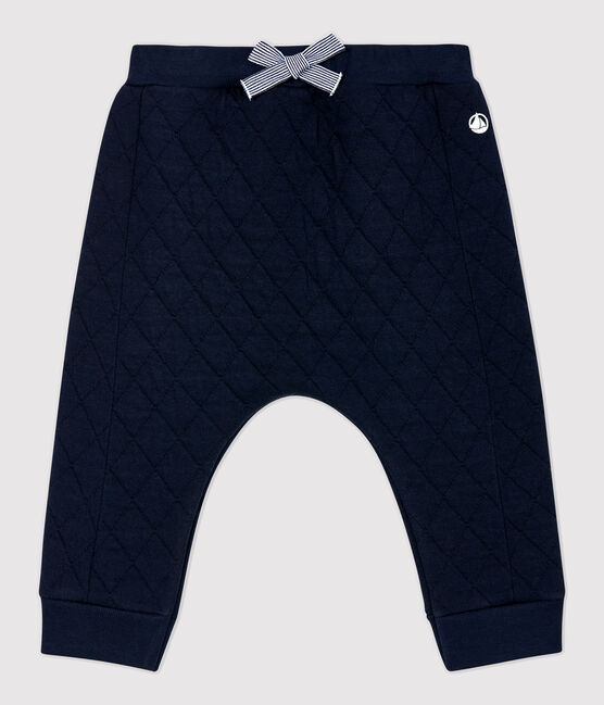 Gesteppte Baby-Hose blau SMOKING