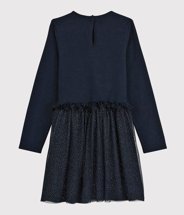 Lang&auml;rmeliges Kinderkleid f&uuml;r M&auml;dchen SMOKING