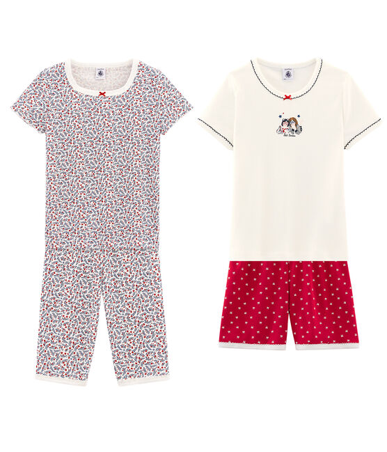 2er-Set Pyjamas für kleine Mädchen variante 1