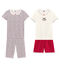 2er-Set Pyjamas für kleine Mädchen variante 1