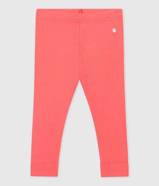Baby-Leggings aus Baumwolle orange PEACHY