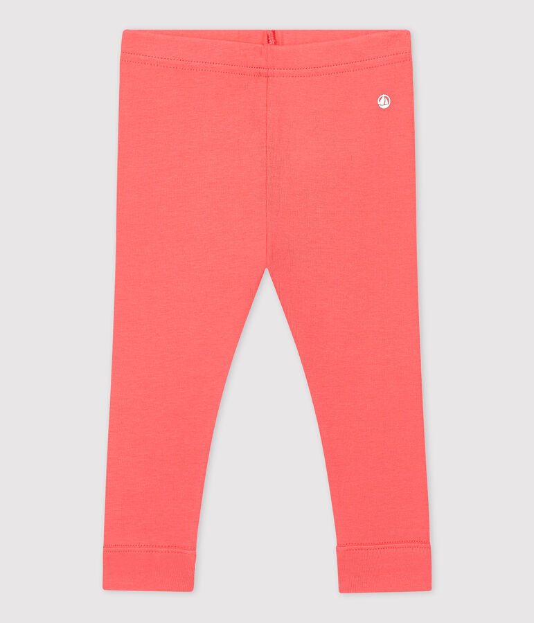 Baby-Leggings aus Baumwolle orange PEACHY