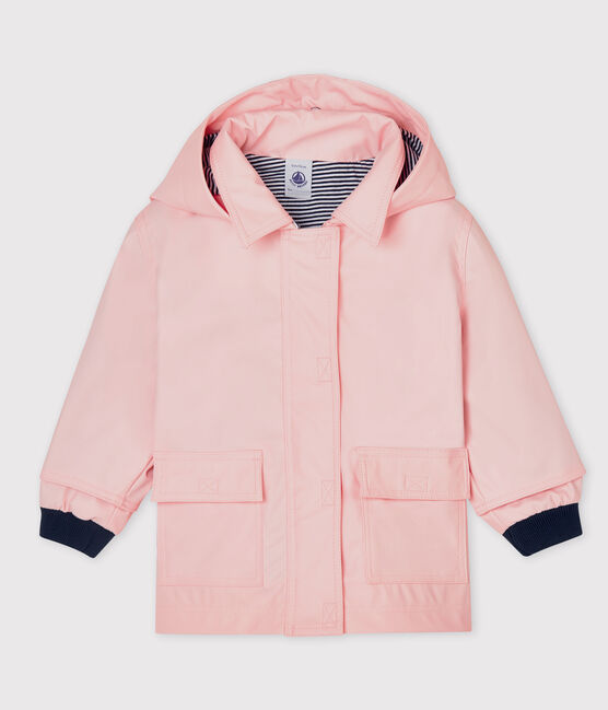 Klassissche Petit Bateau-Baby-Regenjacke für Mädchen rosa MINOIS