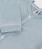 Fußloser Baby-Strampler aus Baumwolle mit Ringelstreifen blau ROVER/weiss MARSHMALLOW