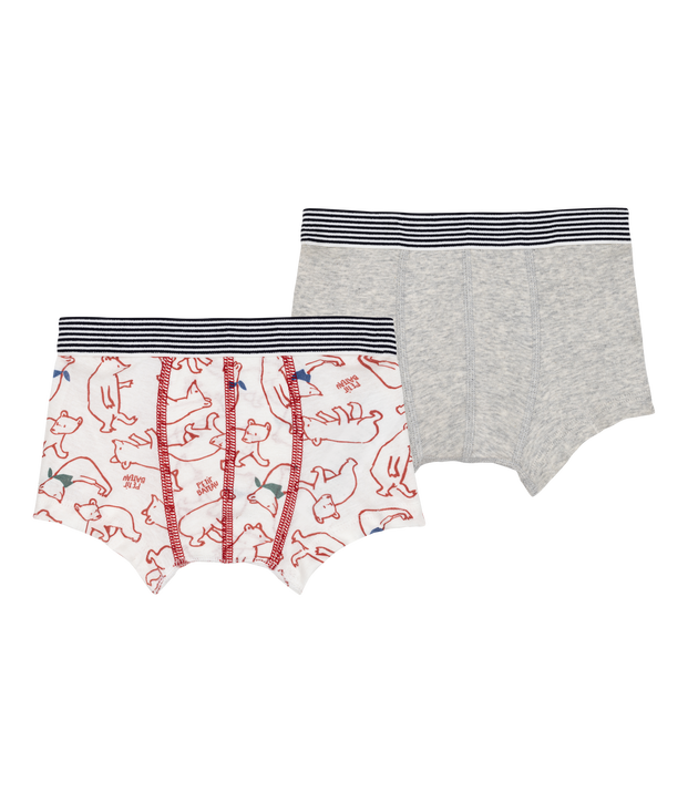Lot de 2 boxers en coton vielfarbig