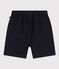 Kinder-Shorts aus Baumwoll-Twill und Leinen blau SMOKING