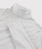 Klassischer Unterziehpullover aus Baumwolle für Damen grau BELUGA CHINE