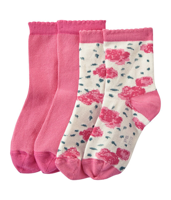 Mädchen-Socken im 2er-Set weiss LOT