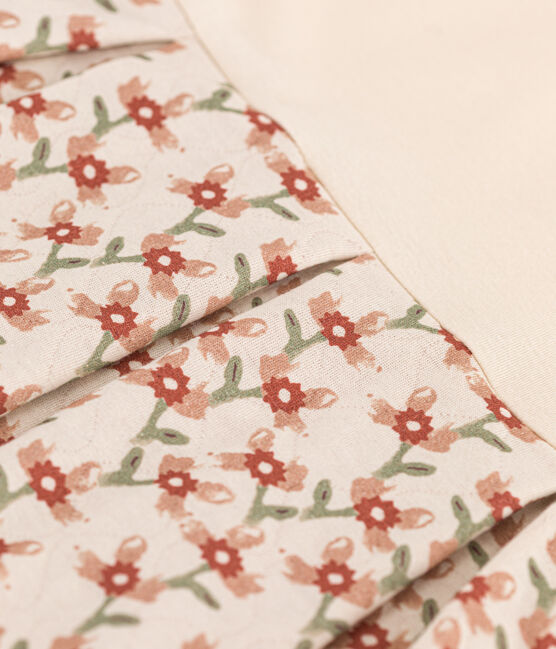 Langärmeliges Kinderkleid mit Printmotiv für Mädchen weiss AVALANCHE/ MULTICO