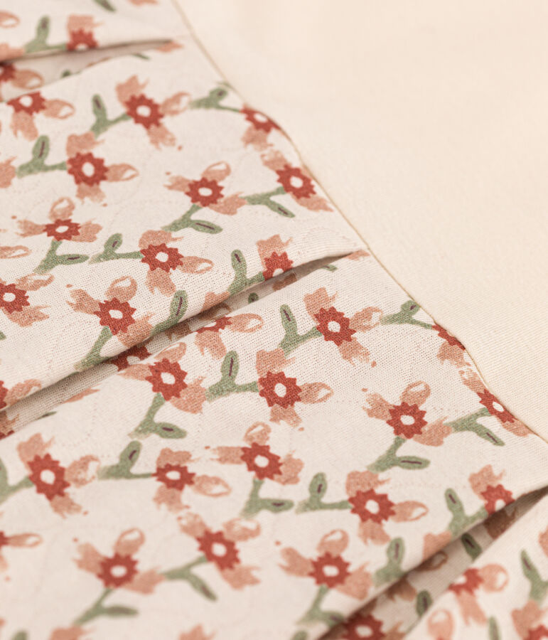 Lang&auml;rmeliges Kinderkleid mit Printmotiv f&uuml;r M&auml;dchen naturfarben/vielfarbig