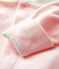 Baby-Strampler aus Bio-Baumwoll-Velours rosa FLEUR