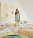 Unifarbener Kinderpyjama aus Baumwolle