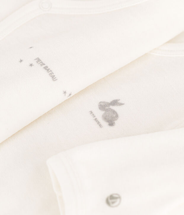 2er-Set Baby-Strampler aus Samt vielfarbig