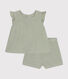 Baby-Set mit Bluse und Shorts aus Musselin-Stoff