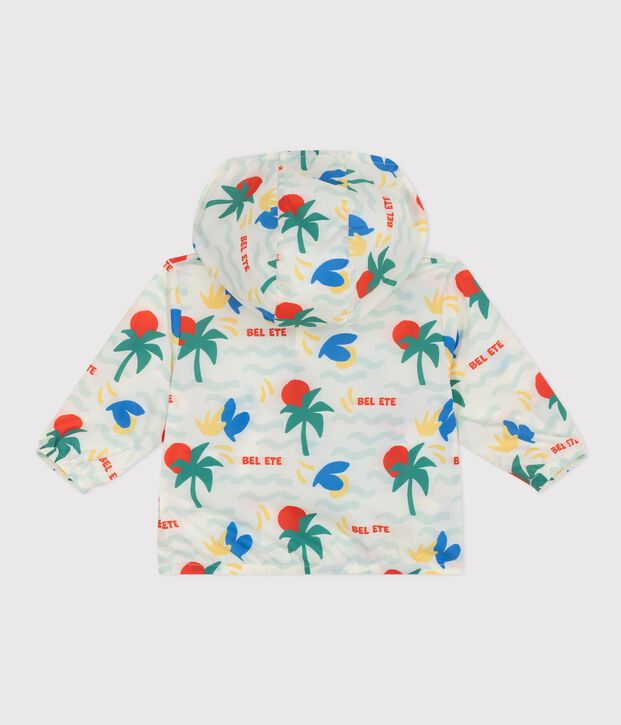 Ultraleichte Baby-Windjacke naturfarben/vielfarbig