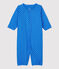 Baby-Overall aus Bio-Baumwolle blau BRASIER/grau MARSHMALLOW