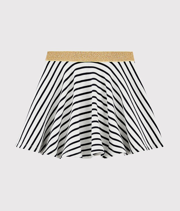 Kinderrock f&uuml;r M&auml;dchen weiss/blau