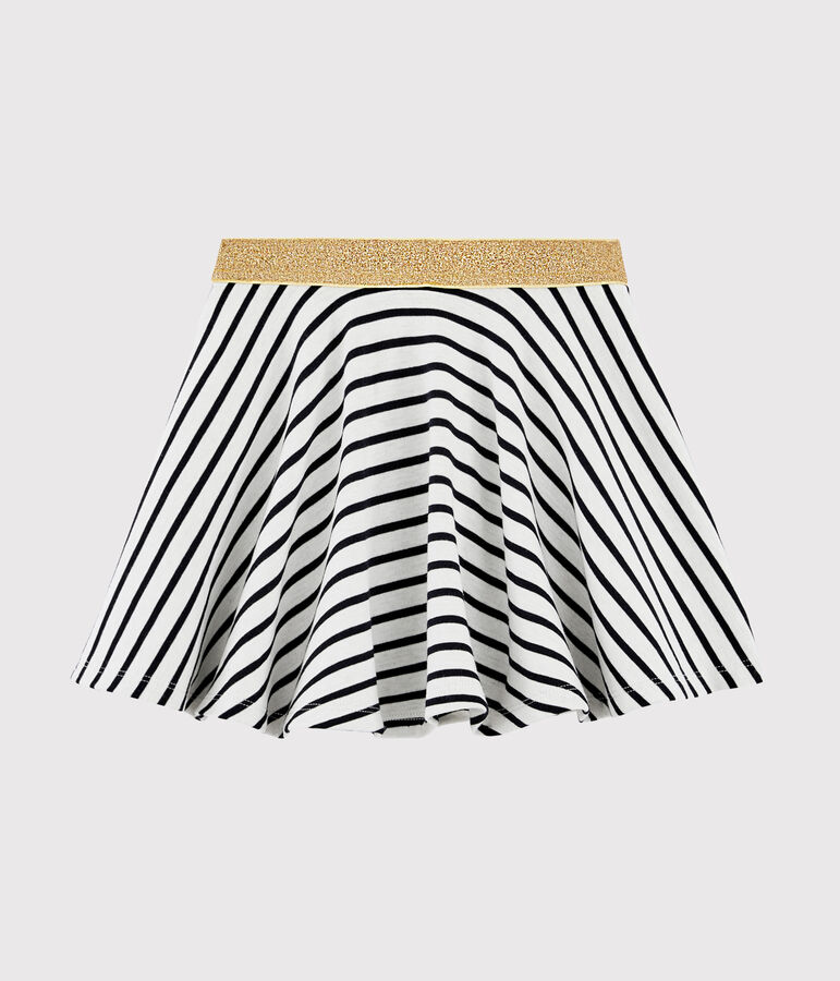 Kinderrock f&uuml;r M&auml;dchen weiss/blau