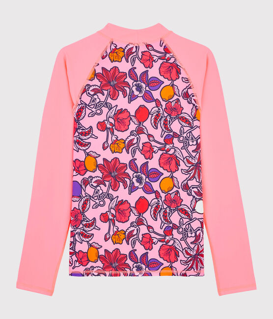 Umweltfreundliches Anti-UV-T-Shirt mit LSF 50+ für Damen rosa PATIENCE/weiss MULTICO
