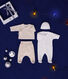 4-teiliges Baby-Set aus Baumwolle