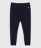 Baby-Leggings aus einfarbiger Baumwolle blau SMOKING