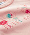 Langärmliger Baby-Body für Mädchen rosa MINOIS