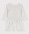 Baby-Kleid aus Wolle und Baumwolle für Mädchen beige MONTELIMAR CHINE