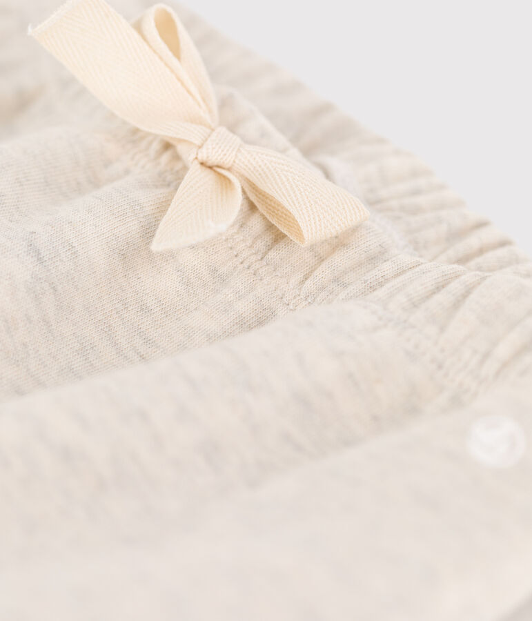 Babyhose aus dickem Jersey beige