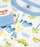 Eng anliegender Kinder-Pyjama aus Baumwolle mit Automotiv weiss MARSHMALLOW/weiss MULTICO