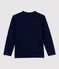 Langärmeliges Kinder-T-Shirt aus Baumwolle für Jungen blau SMOKING