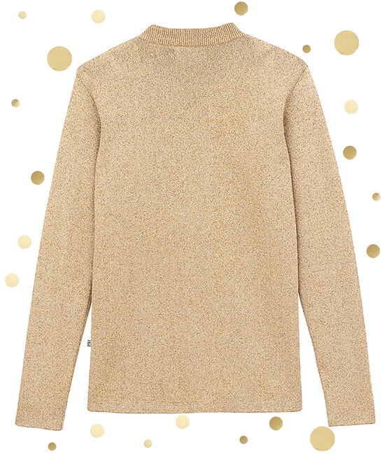 klassischer damenmarinepullover braun BRINDILLE/gelb DORE