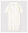 Baby-Kombi-Overall aus Bio-Baumwolle mit Kirschen-Motiv weiss MARSHMALLOW/weiss MULTICO