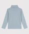 Gestreifter Unterziehpullover aus Baumwolle für Mädchen und Jungen blau ROVER/weiss MARSHMALLOW
